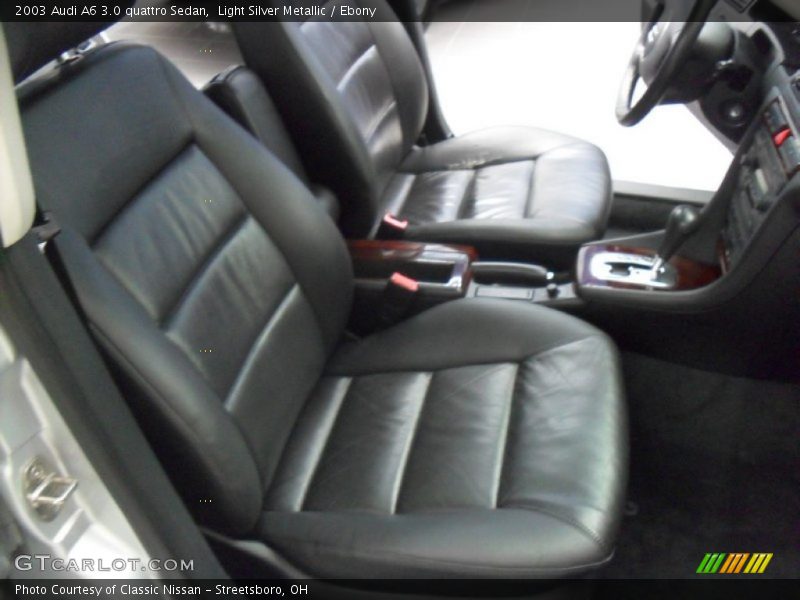 Light Silver Metallic / Ebony 2003 Audi A6 3.0 quattro Sedan