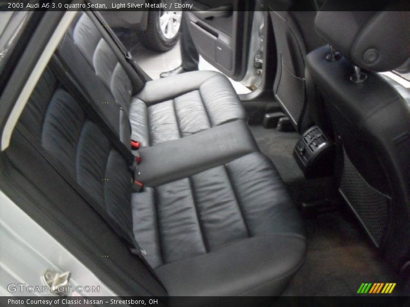 Light Silver Metallic / Ebony 2003 Audi A6 3.0 quattro Sedan