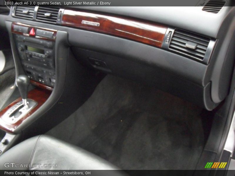 Light Silver Metallic / Ebony 2003 Audi A6 3.0 quattro Sedan