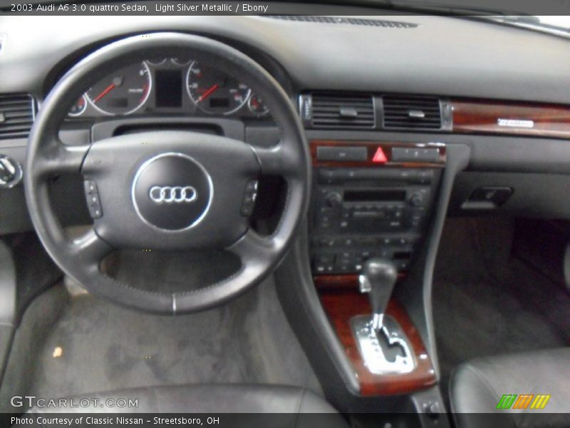 Light Silver Metallic / Ebony 2003 Audi A6 3.0 quattro Sedan