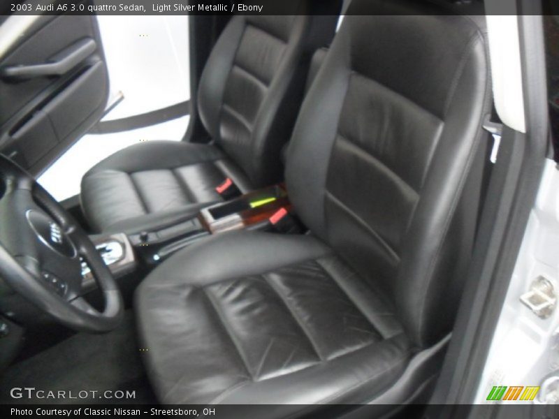 Light Silver Metallic / Ebony 2003 Audi A6 3.0 quattro Sedan