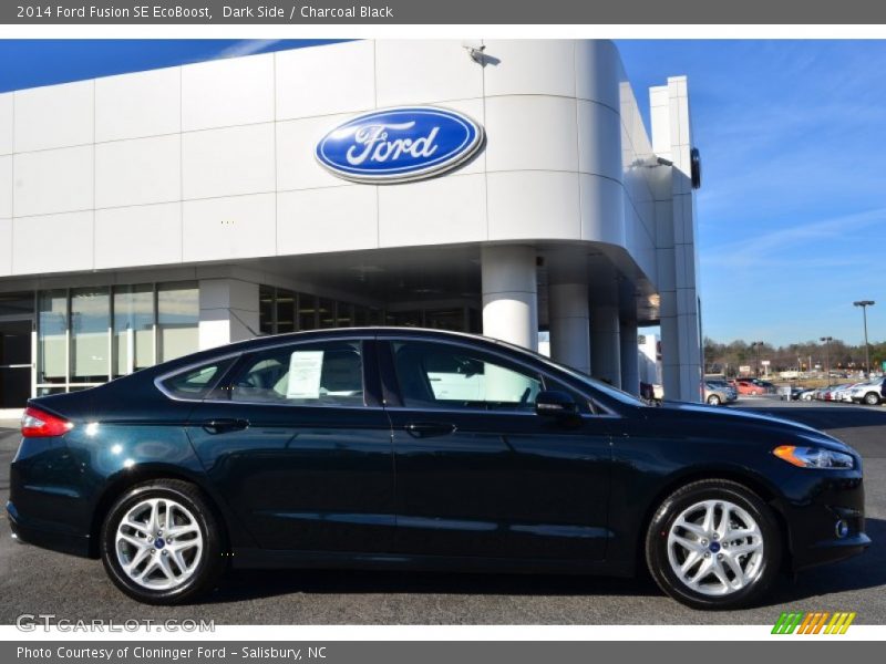 Dark Side / Charcoal Black 2014 Ford Fusion SE EcoBoost