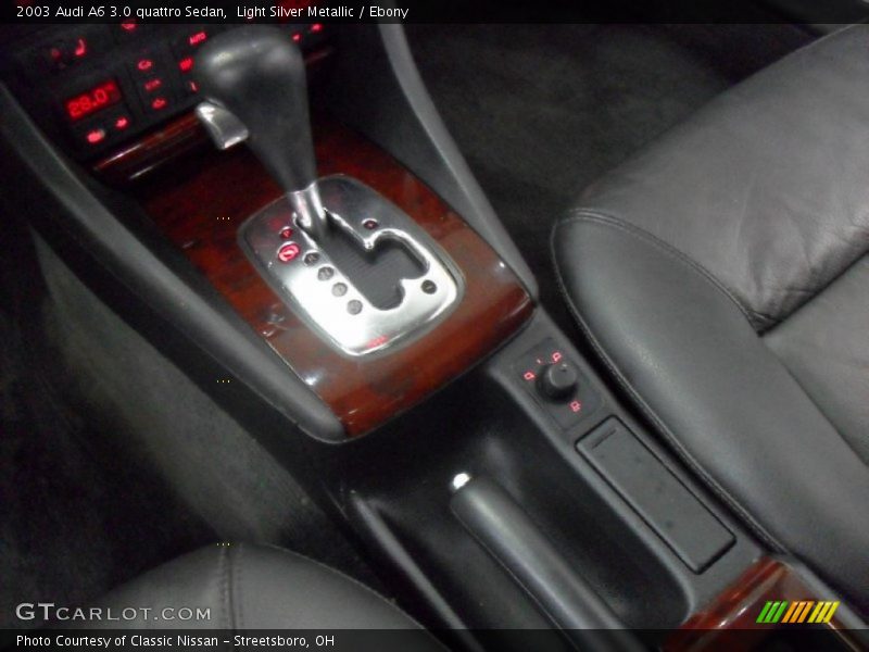Light Silver Metallic / Ebony 2003 Audi A6 3.0 quattro Sedan