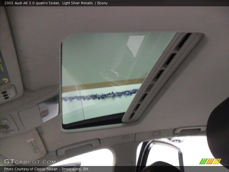 Light Silver Metallic / Ebony 2003 Audi A6 3.0 quattro Sedan