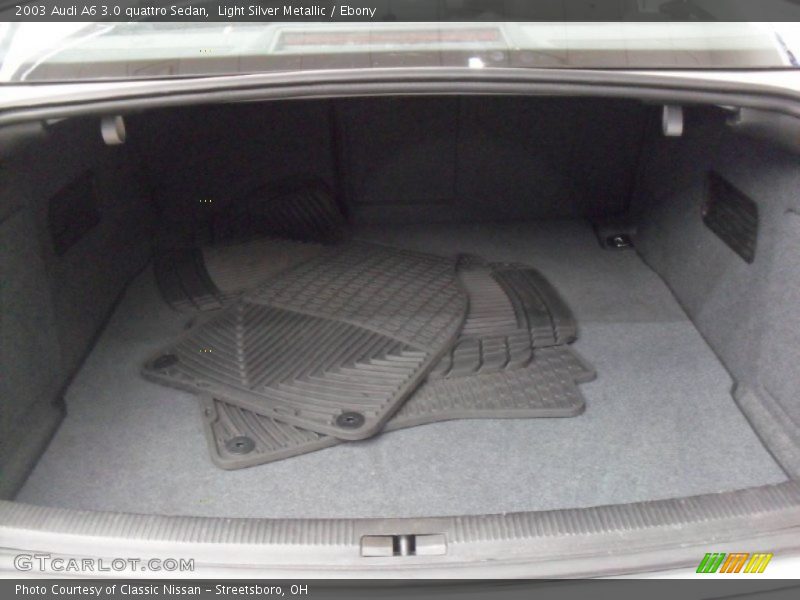 Light Silver Metallic / Ebony 2003 Audi A6 3.0 quattro Sedan