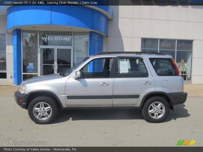 Sebring Silver Metallic / Dark Gray 2000 Honda CR-V EX 4WD