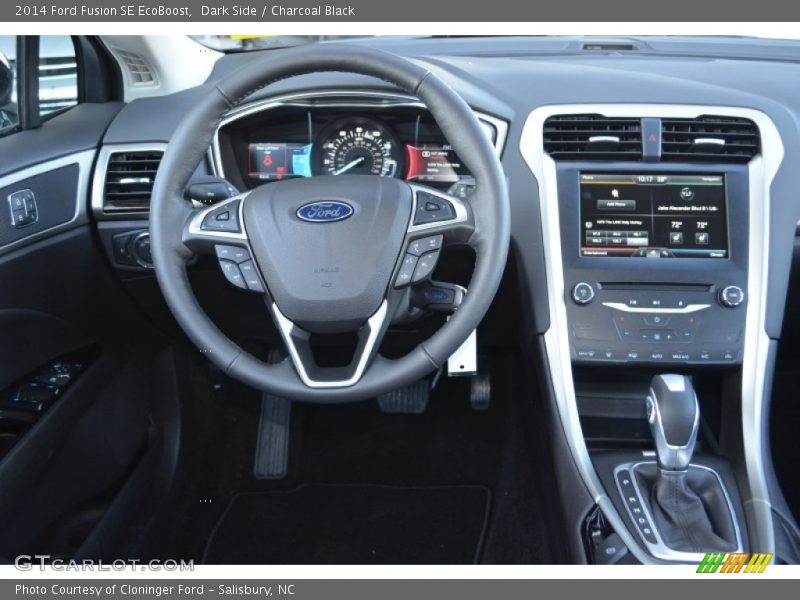 Dark Side / Charcoal Black 2014 Ford Fusion SE EcoBoost