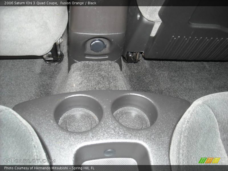 Fusion Orange / Black 2006 Saturn ION 3 Quad Coupe