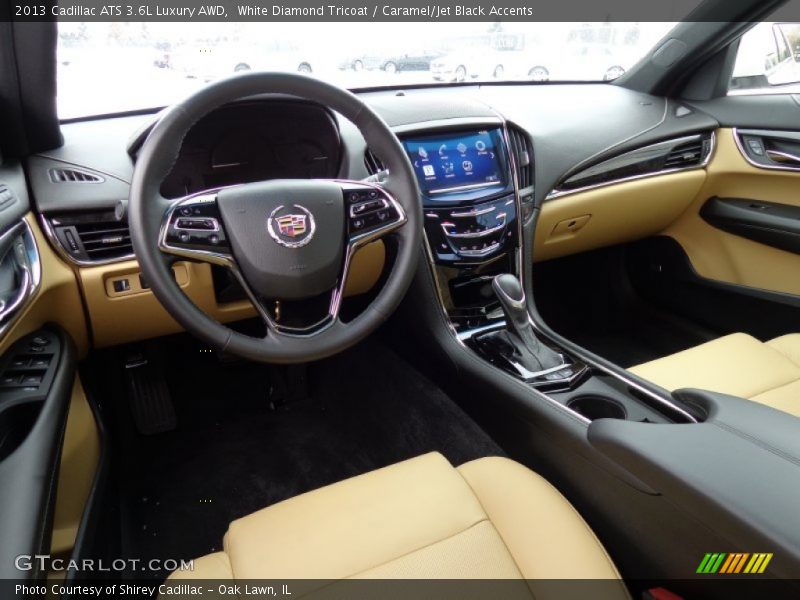 Caramel/Jet Black Accents Interior - 2013 ATS 3.6L Luxury AWD 