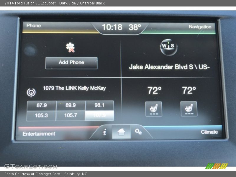 Dark Side / Charcoal Black 2014 Ford Fusion SE EcoBoost
