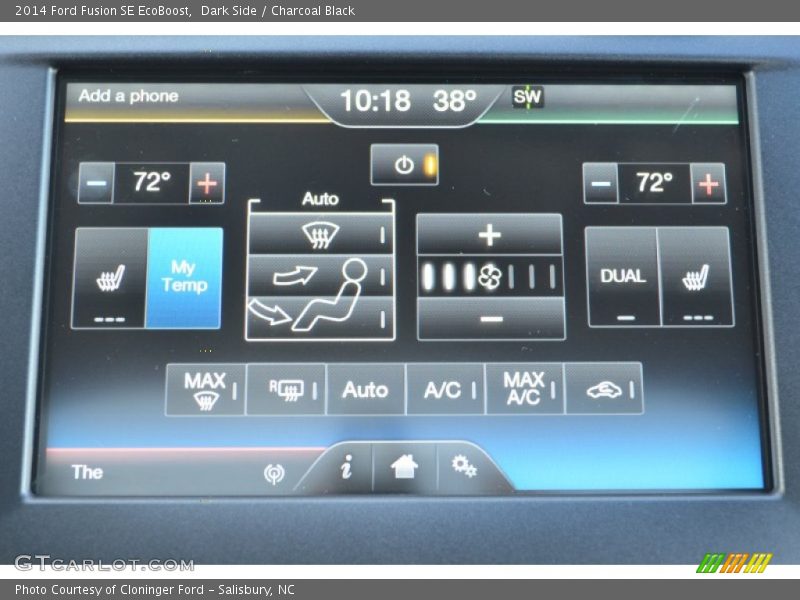 Dark Side / Charcoal Black 2014 Ford Fusion SE EcoBoost
