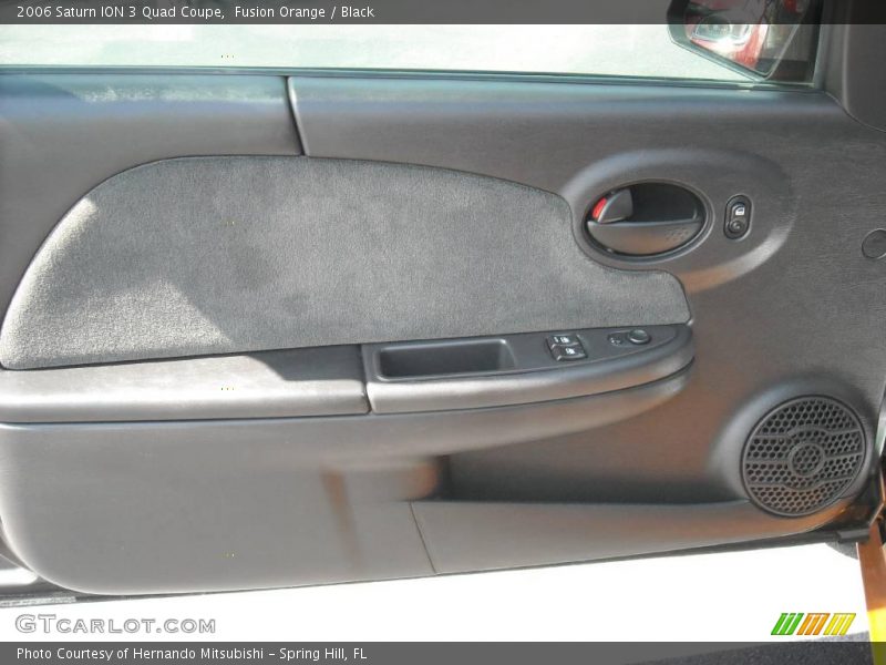 Fusion Orange / Black 2006 Saturn ION 3 Quad Coupe