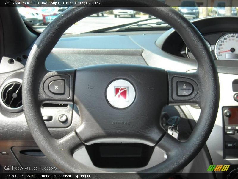 Fusion Orange / Black 2006 Saturn ION 3 Quad Coupe