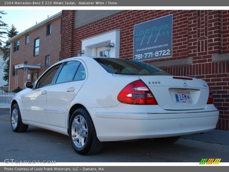 Alabaster White / Stone 2004 Mercedes-Benz E 320 4Matic Sedan