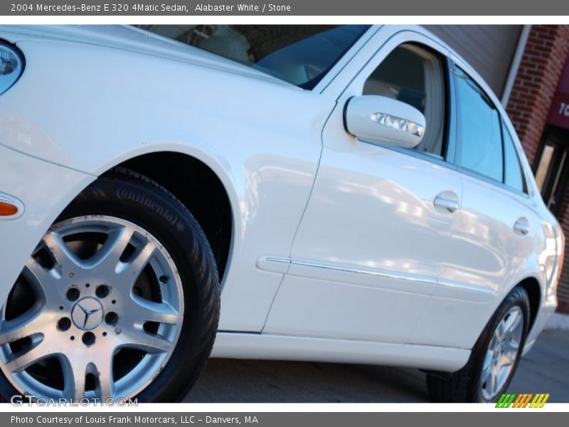 Alabaster White / Stone 2004 Mercedes-Benz E 320 4Matic Sedan