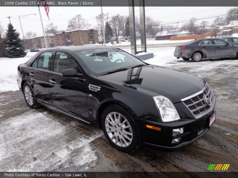 Black Raven / Ebony 2008 Cadillac STS 4 V8 AWD