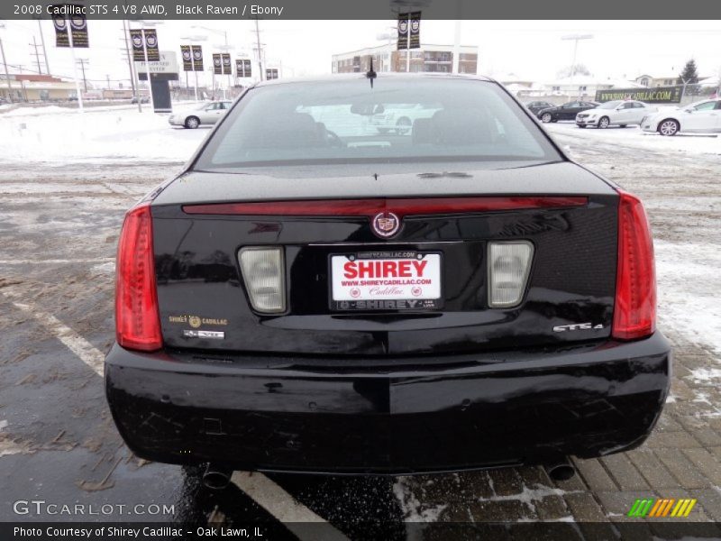 Black Raven / Ebony 2008 Cadillac STS 4 V8 AWD