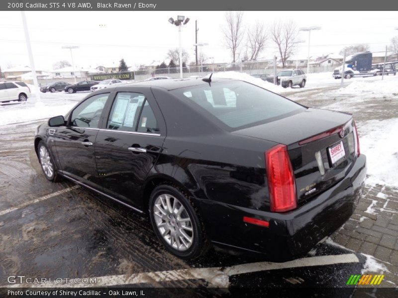 Black Raven / Ebony 2008 Cadillac STS 4 V8 AWD