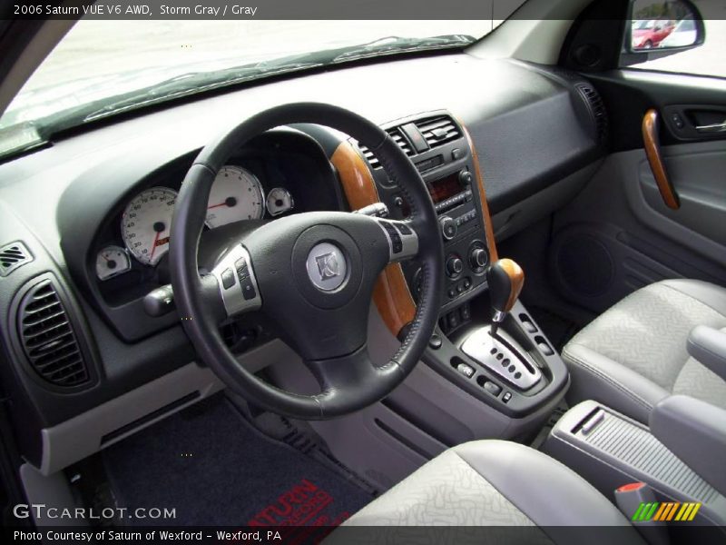 Storm Gray / Gray 2006 Saturn VUE V6 AWD
