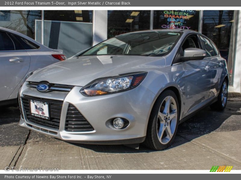Ingot Silver Metallic / Charcoal Black 2012 Ford Focus Titanium 5-Door