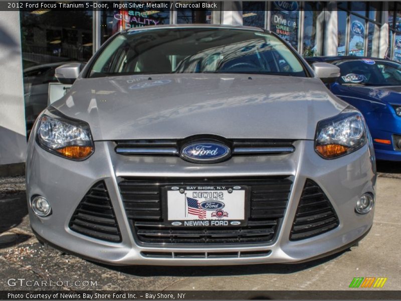 Ingot Silver Metallic / Charcoal Black 2012 Ford Focus Titanium 5-Door