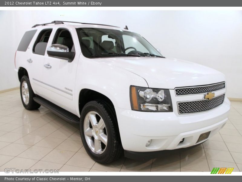 Summit White / Ebony 2012 Chevrolet Tahoe LTZ 4x4