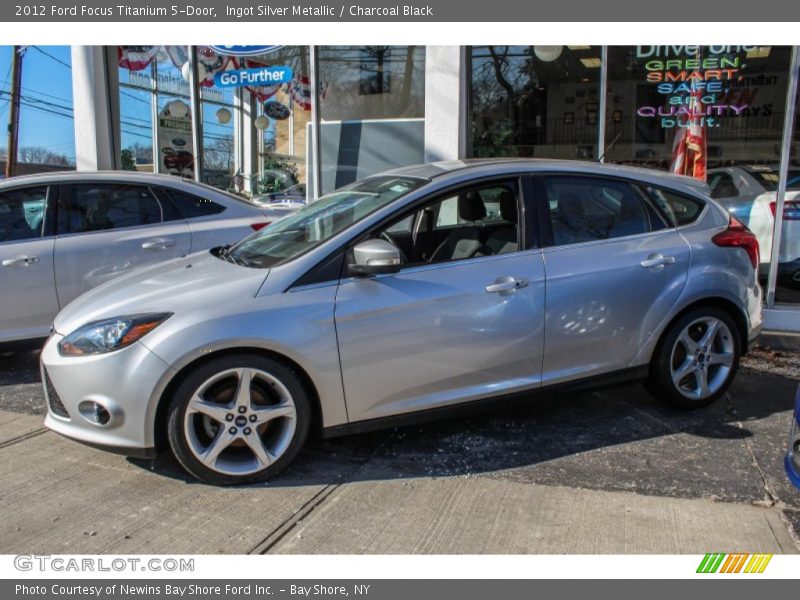 Ingot Silver Metallic / Charcoal Black 2012 Ford Focus Titanium 5-Door