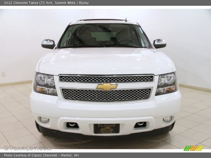 Summit White / Ebony 2012 Chevrolet Tahoe LTZ 4x4