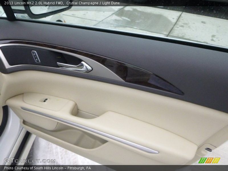 Crystal Champagne / Light Dune 2013 Lincoln MKZ 2.0L Hybrid FWD