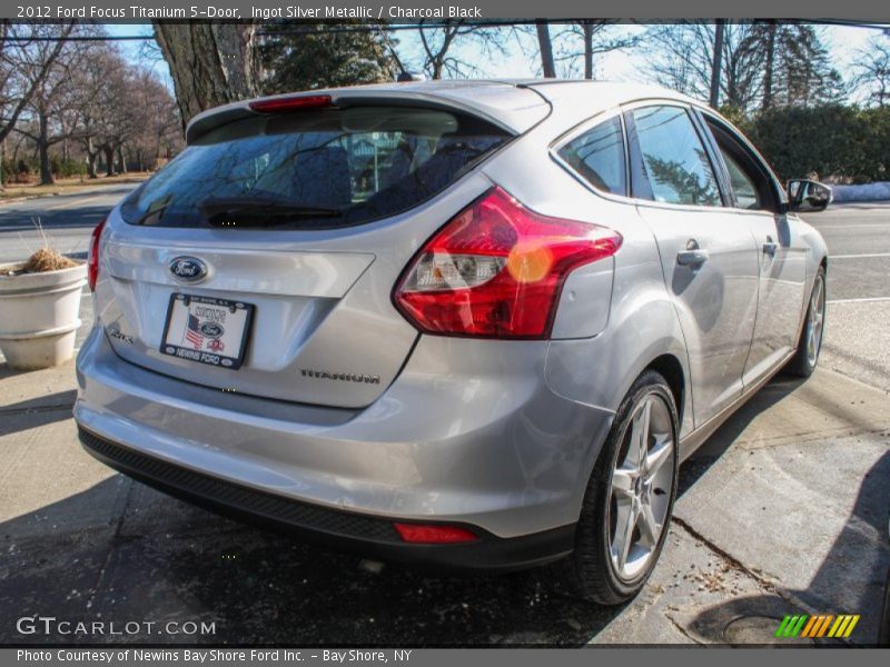 Ingot Silver Metallic / Charcoal Black 2012 Ford Focus Titanium 5-Door