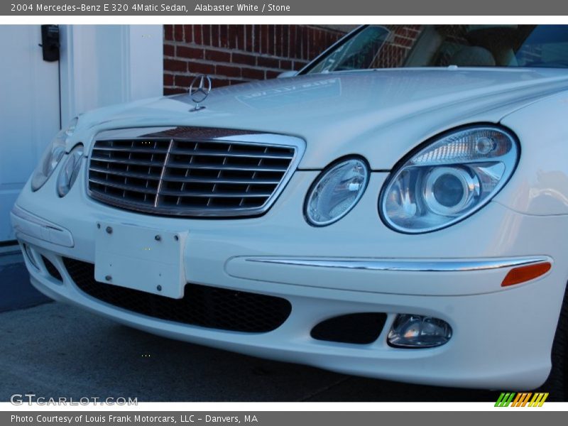 Alabaster White / Stone 2004 Mercedes-Benz E 320 4Matic Sedan