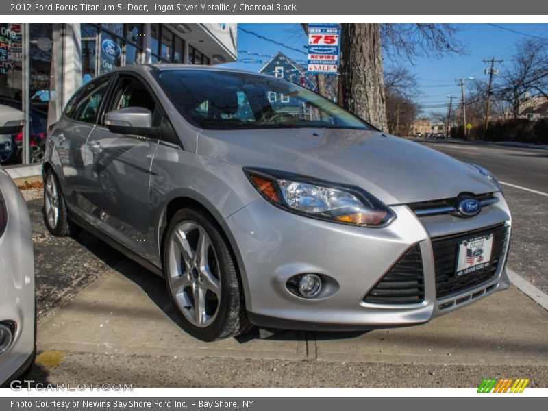 Ingot Silver Metallic / Charcoal Black 2012 Ford Focus Titanium 5-Door