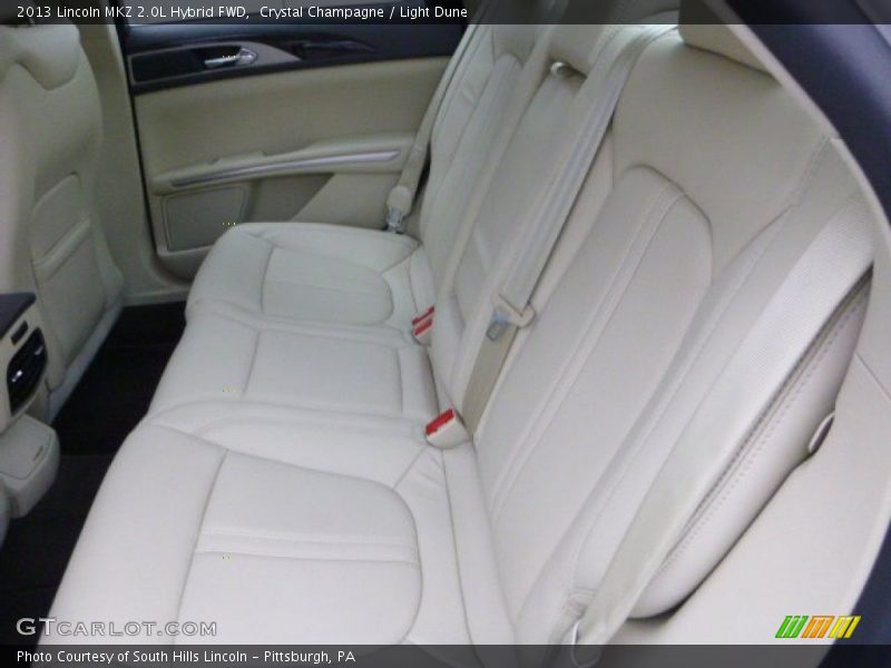 Rear Seat of 2013 MKZ 2.0L Hybrid FWD