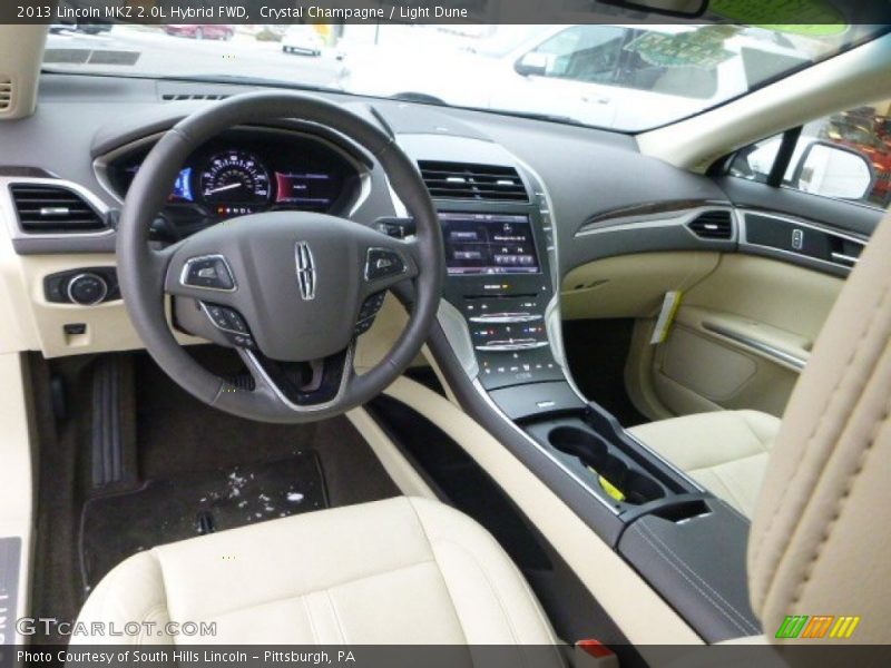 Light Dune Interior - 2013 MKZ 2.0L Hybrid FWD 