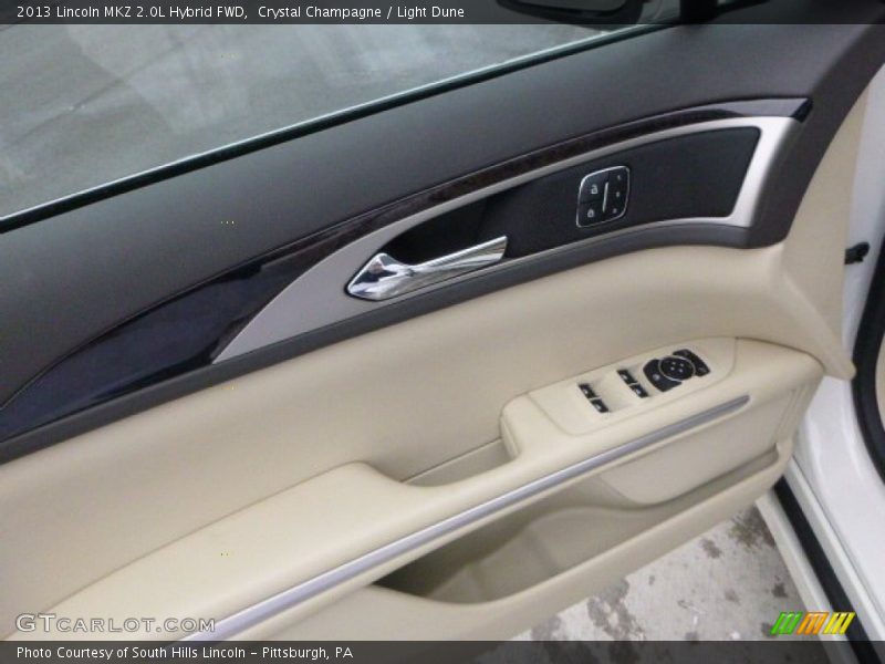 Crystal Champagne / Light Dune 2013 Lincoln MKZ 2.0L Hybrid FWD