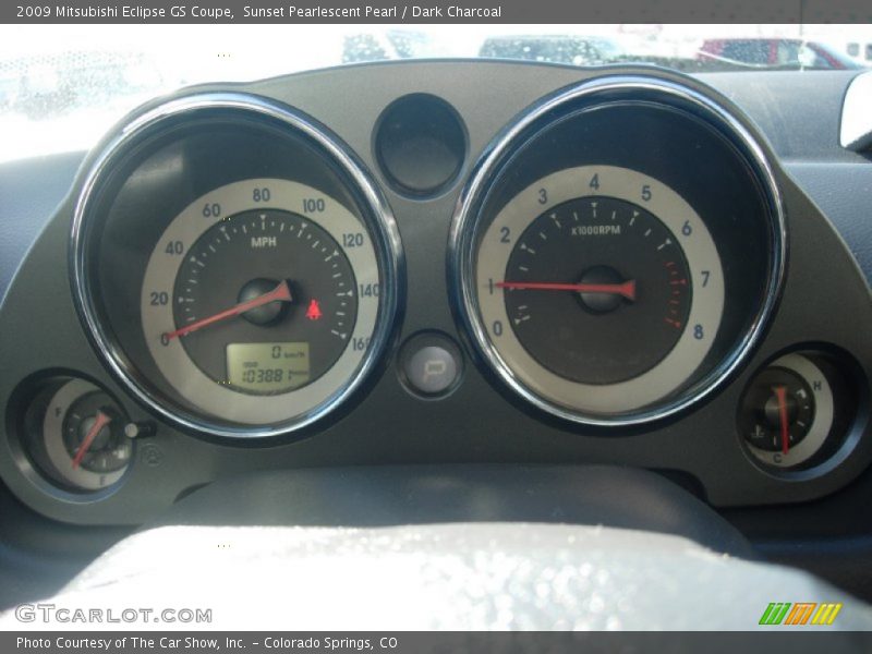 Sunset Pearlescent Pearl / Dark Charcoal 2009 Mitsubishi Eclipse GS Coupe