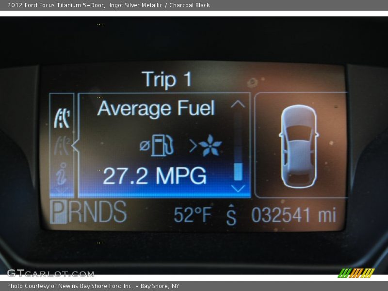 Ingot Silver Metallic / Charcoal Black 2012 Ford Focus Titanium 5-Door