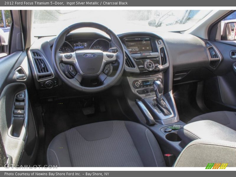 Ingot Silver Metallic / Charcoal Black 2012 Ford Focus Titanium 5-Door