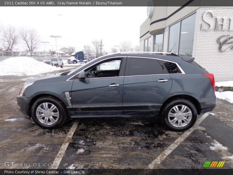 Gray Flannel Metallic / Ebony/Titanium 2011 Cadillac SRX 4 V6 AWD