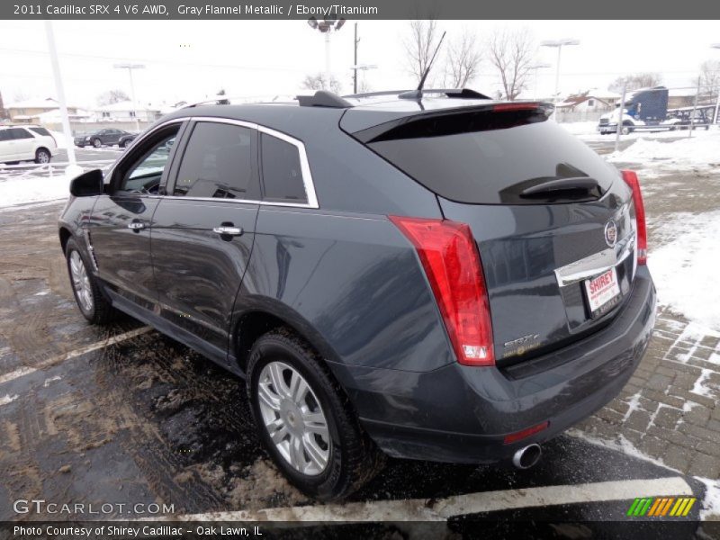 Gray Flannel Metallic / Ebony/Titanium 2011 Cadillac SRX 4 V6 AWD