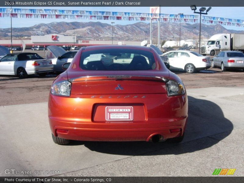 Sunset Pearlescent Pearl / Dark Charcoal 2009 Mitsubishi Eclipse GS Coupe