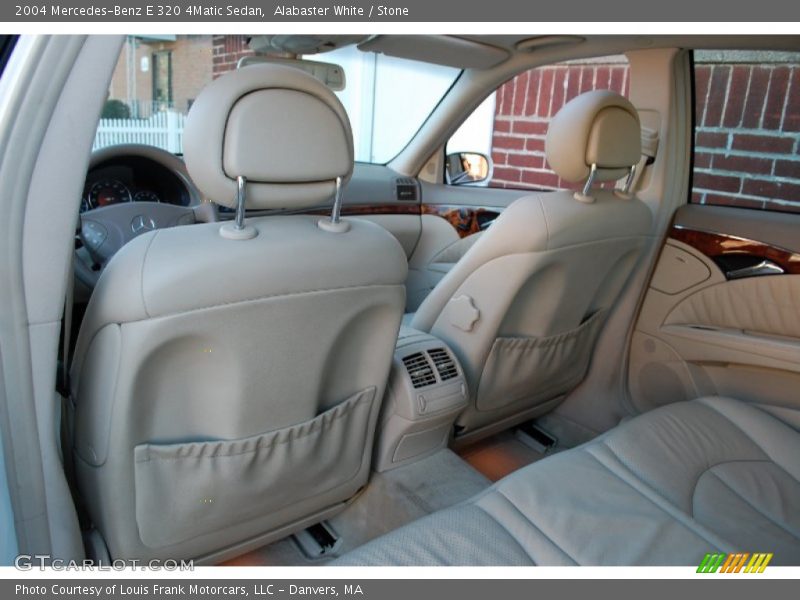 Alabaster White / Stone 2004 Mercedes-Benz E 320 4Matic Sedan