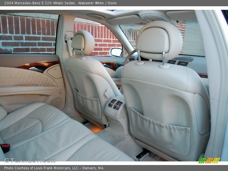 Alabaster White / Stone 2004 Mercedes-Benz E 320 4Matic Sedan