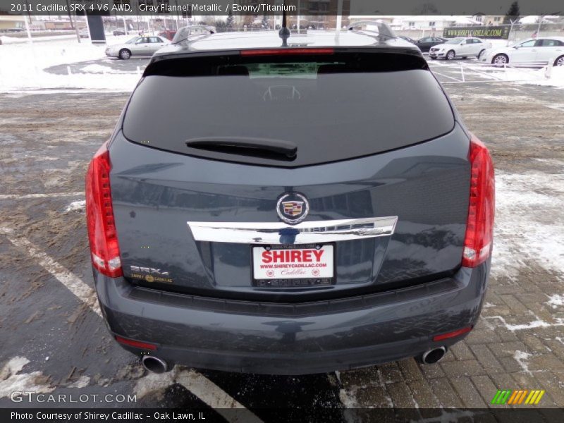 Gray Flannel Metallic / Ebony/Titanium 2011 Cadillac SRX 4 V6 AWD