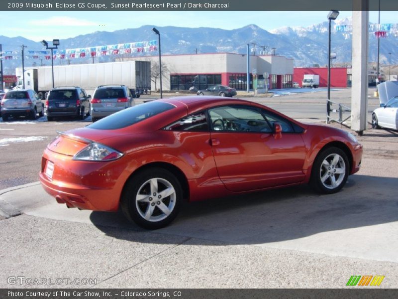 Sunset Pearlescent Pearl / Dark Charcoal 2009 Mitsubishi Eclipse GS Coupe