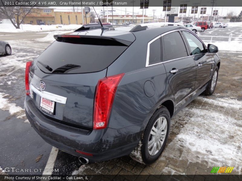 Gray Flannel Metallic / Ebony/Titanium 2011 Cadillac SRX 4 V6 AWD
