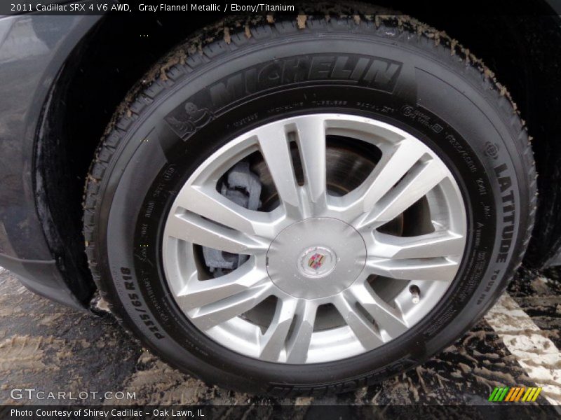 Gray Flannel Metallic / Ebony/Titanium 2011 Cadillac SRX 4 V6 AWD