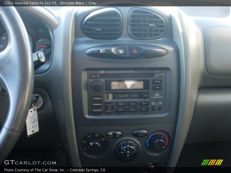 Obsidian Black / Gray 2001 Hyundai Santa Fe GLS V6