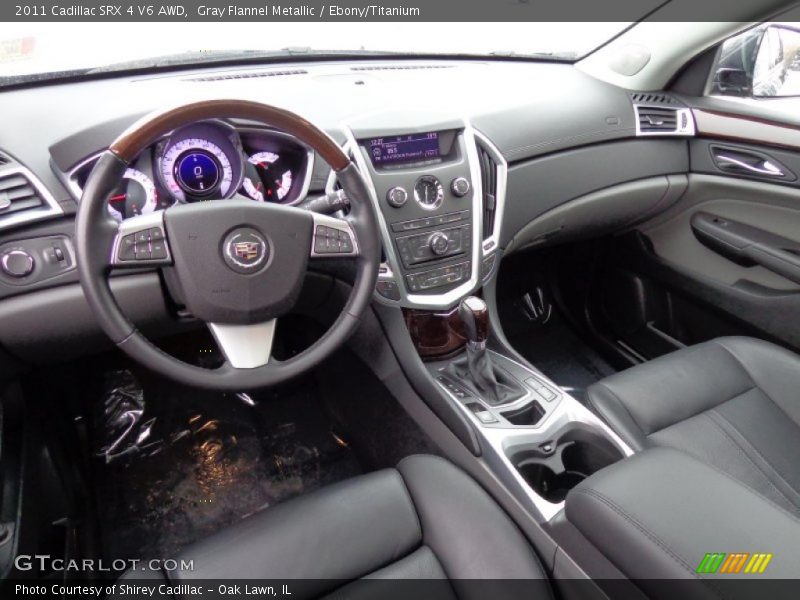 Gray Flannel Metallic / Ebony/Titanium 2011 Cadillac SRX 4 V6 AWD