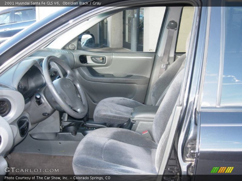 Obsidian Black / Gray 2001 Hyundai Santa Fe GLS V6